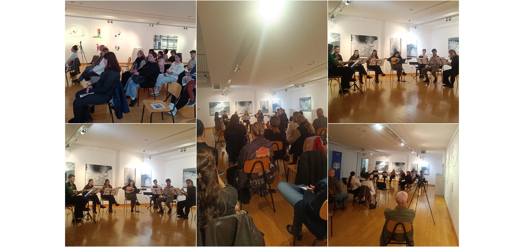 Proljetni koncert klase mandolinista održan u Sveučilišnoj galeriji